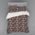 thumbnail image 1 of Ambesonne Ethnic Bedding Set 4 Pcs, Traditional Folk Retro, Queen, Black Cream, 1 of 3