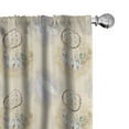 thumbnail image 1 of Ambesonne Ethnic Curtains, Feathers Dreamcatcher Art, Pair of 28"x95", Grey Yellow and Pale Mauve, 1 of 1