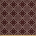 thumbnail image 1 of Ambesonne Ethnic Fabric by the Yard Upholstery, Ornament Old Style, 3 Yards, Dark Brown and Ivory, 1 of 4