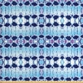 thumbnail image 1 of Ambesonne Ethnic Fabric by the Yard Upholstery, Psychedelic Batik Blue, 2 Yards, Pale Blue Navy Blue, 1 of 4