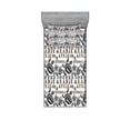 thumbnail image 1 of Ambesonne Ethnic Fitted Sheet & Pillow Sham Set, Coffee Beans, Twinxl, Sand Brown Black, 1 of 2
