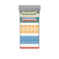 thumbnail image 1 of Ambesonne Ethnic Fitted Sheet & Pillow Sham Set, Coloful Greek Tiles, Twin, Multicolor, 1 of 2