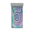 thumbnail image 1 of Ambesonne Ethnic Fitted Sheet & Pillow Sham Set, Mandala Eastern, Twin, Lilac and Blue, 1 of 2