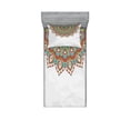 thumbnail image 1 of Ambesonne Ethnic Fitted Sheet & Pillow Sham Set, Mandala, Twinxl, Multicolor, 1 of 2