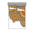 thumbnail image 1 of Ambesonne Ethnic Fitted Sheet & Pillow Sham Set, Paisley Eastern Oriental, Queen, Multicolor, 1 of 2