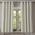 thumbnail image 1 of Ambesonne Ethnic Grommet Curtain, Azulejo Tiles Design, 50" x 54", Taupe Beige, 1 of 6