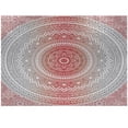 thumbnail image 1 of Ambesonne Ethnic Jigsaw Puzzle, Ombre Mandala Boho Art, Heirloom-Quality Fun Activity for Family Durable Cardboard, 1000 pcs, Grey Red, 1 of 6