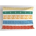 thumbnail image 1 of Ambesonne Ethnic Pillow Sham, Coloful Greek Tiles, 26" X 20", Multicolor, 1 of 2