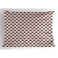 thumbnail image 1 of Ambesonne Ethnic Pillow Sham, with Heart, 26" X 20", White Black and Rose, 1 of 2