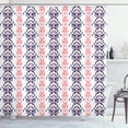 thumbnail image 1 of Ambesonne Ethnic Shower Curtain, Bohemian Tribal Pattern Art, 69"Wx70"L, White Coral Indigo, 1 of 1