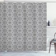 thumbnail image 1 of Ambesonne Ethnic Shower Curtain, Culture Motifs, 69"Wx84"L, Black White, 1 of 3