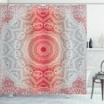 thumbnail image 1 of Ambesonne Ethnic Shower Curtain, Eastern Cultural Folk Art, 69"Wx70"L, Grey Red, 1 of 3