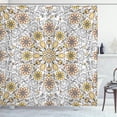 thumbnail image 1 of Ambesonne Ethnic Shower Curtain, Flower Vintage Abstract Art, 69"Wx70"L, Pale Rose, 1 of 4