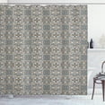 thumbnail image 1 of Ambesonne Ethnic Shower Curtain, Persian Flora, 69"Wx75"L, Tan Blue White, 1 of 3