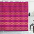 thumbnail image 1 of Ambesonne Ethnic Shower Curtain, Pink Yellow Geometric Design, 69"Wx70"L, Magenta Hot Pink Yellow, 1 of 3