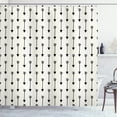 thumbnail image 1 of Ambesonne Ethnic Shower Curtain, Retro Boho Arrow Pattern, 69"Wx70"L, Pale Beige Black, 1 of 3