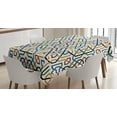 thumbnail image 1 of Ambesonne Ethnic Tablecloth Rectangular Table Cover, Marrakesh Motif, 52"x70", Multicolor, 1 of 4