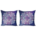 thumbnail image 1 of Ambesonne Ethnic Throw Pillow Cover 2 Pack, Cosmos Art Space, 18", Pale Pink Purple, 1 of 2