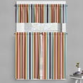 thumbnail image 1 of Ambesonne Ethnic Valance & Curtain, Vertical Stripes Pattern, 55"x45", Multicolor, 1 of 6