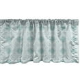 thumbnail image 1 of Ambesonne Ethnic Valance Pack of 2, Leafy Motifs in Soft Tones, 54"X12", Pale Grey Sea Green, 1 of 4