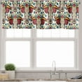 thumbnail image 1 of Ambesonne Ethnic Valance Pack of 2, Mexican Folk Animal Skull, 54"X18", Multicolor, 1 of 5