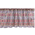 thumbnail image 1 of Ambesonne Ethnic Window Valance, Retro Spring Aztec Art, 54" X 18", Pale Blue Indigo, 1 of 3