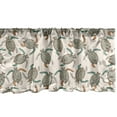 thumbnail image 1 of Ambesonne Ethnic Window Valance, Traditional Turtle, 54" X 12", Dark Peach Seafoam, 1 of 3