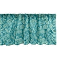 thumbnail image 1 of Ambesonne Ethnic Window Valance, Vintage Pastel Paisley, 42" x 12", Turquoise Teal, 1 of 3