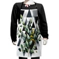 thumbnail image 1 of Ambesonne Eucalyptus Leaves Apron with Adjustable Ties, Meadow Bouquet, Small, Dark Blue Grey and Green, 1 of 1