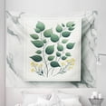 thumbnail image 1 of Ambesonne Eucalyptus Leaves Tapestry King Size, Minimal Botanical, 104"x88", Reseda Green Yellow Grey, 1 of 2