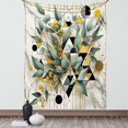 thumbnail image 1 of Ambesonne Eucalyptus Leaves Tapestry Wall Hanging, Blossomy Leaf Art, 40"x60", Green Black Mustard, 1 of 3