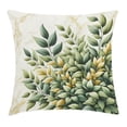 thumbnail image 1 of Ambesonne Eucalyptus Leaves Throw Pillow Cushion Cover, Bold Branches, 40" X 40", Laurel Green Eggshell, 1 of 2