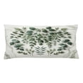 thumbnail image 1 of Ambesonne Eucalyptus Leaves Throw Pillow Cushion Cover, Weeping Wreath, 36" X 16", Ivory and Laurel Green, 1 of 2