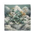 thumbnail image 1 of Ambesonne Eucalyptus Leaves Unisex Bandana, Rhombus Clouds, , Grey Teal Earth Yellow, 1 of 4