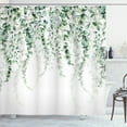 thumbnail image 1 of Ambesonne Eucalyptus Shower Curtain, Leaf Nature Branches, 69"Wx70"L, Reseda Green Pale Teal, 1 of 3