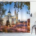 thumbnail image 1 of Ambesonne Europe Shower Curtain, Royal Palace in Madrid, 69"Wx84"L, Multicolor, 1 of 4