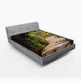 thumbnail image 1 of Ambesonne European Fitted Sheet, Old Street of Tuscany, Queen Size, Multicolor, 1 of 2