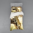 thumbnail image 1 of Ambesonne Exotic Bedding Set 3 Pcs, Leopard Wild Cat on Tree, Twin XL, Yellow Green Brown, 1 of 2