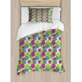 thumbnail image 1 of Ambesonne Exotic Duvet Cover Sets, Tropic Plant Botany Leaves, 2-Twin, Multicolor, 1 of 3