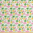 thumbnail image 1 of Ambesonne Exotic Fabric by the Yard Upholstery, Flamingos and Fruits Pattern, 2 Yards, Pink Green Mustard, 1 of 4