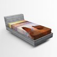 thumbnail image 1 of Ambesonne Exotic Fitted Sheet, Hawaiian Sea Sky Nature, Twin Size, Cream White, 1 of 3