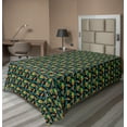 thumbnail image 1 of Ambesonne Exotic Flat Bedding Sheet Soft Top Sheet, Tropical Papaya Fruit Summer, Twin XL, Teal and Orange, 1 of 1
