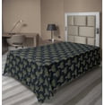 thumbnail image 1 of Ambesonne Exotic Flat Sheet, Palm Trees Island Botany, TwinXL Size, Charcoal Grey Khaki, 1 of 1