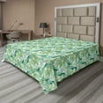 thumbnail image 1 of Ambesonne Exotic Flat Sheet, Tropic Jungle Leaves, King Size, Multicolor, 1 of 1