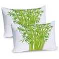 thumbnail image 1 of Ambesonne Exotic Pillow Sham 2 Pack, Asian Boho Tree Print Art, 30"x20", Lime Green, 1 of 3