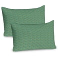 thumbnail image 1 of Ambesonne Exotic Pillow Sham 2 Pack, Bird of Paradise Blossoms, 26"x20", Turquoise Green and Purple, 1 of 3