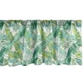 thumbnail image 1 of Ambesonne Exotic Window Valance, Creative Tropical Leaves, 54" X 18", Multicolor, 1 of 2