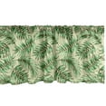 thumbnail image 1 of Ambesonne Exotic Window Valance, Jungle Foliage Luau Vibes, 54" X 12", Fern Green Pastel Green, 1 of 3