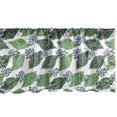 thumbnail image 1 of Ambesonne Exotic Window Valance, Modern Botany Jungle Leaves, 42" x 18", Slate Blue Green White, 1 of 3
