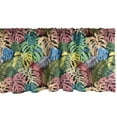 thumbnail image 1 of Ambesonne Exotic Window Valance, Rainbow Colored Hawaiian, 54" X 18", Multicolor, 1 of 3
